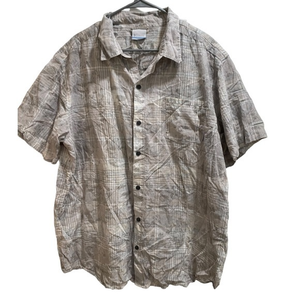 Columbia Under‎ Exposure Short Sleeve Button Down Shirt size XXL, EUC
